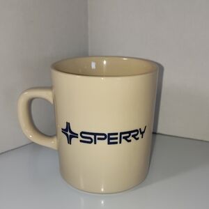 Sperry Tan Mug with Navy Logo